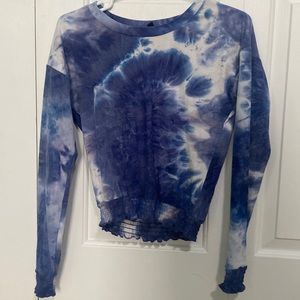 Women’s size small, tie dye long sleeve sweater